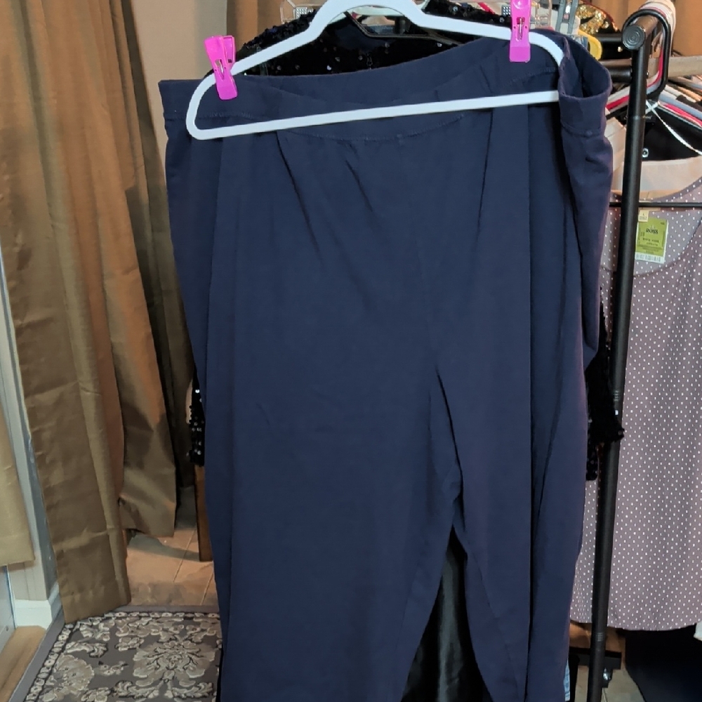Woman Within Dark Blue Trousers Size 38/40  5X
